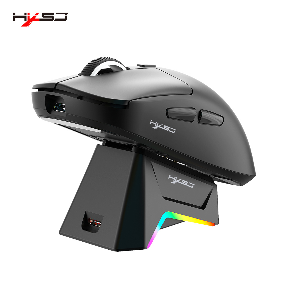 T10三模无线鼠标带充电座